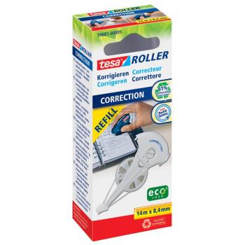 Tesa Nachfüllkassette Eco Logo 8,4 mm x 14 m für Korrekturroller