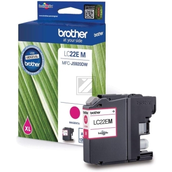 Brother Tintenpatrone magenta (LC-22EM)