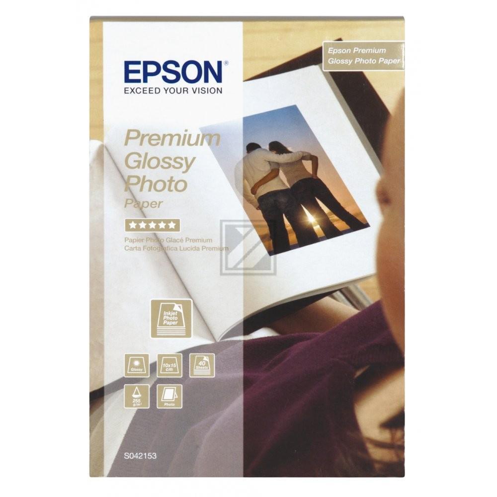 Epson Fotopapier 100 x 150mm weiß 40 Blatt (C13S042153)