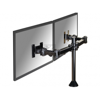 NEWSTAR MONITOR TISCHHALTERUNG SCHWARZ FPMA-D960DG doppel 10-27 12kg