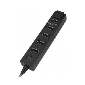 LogiLink USB 2.0 Hub, 7-Port mit EIN/AUS Schalter