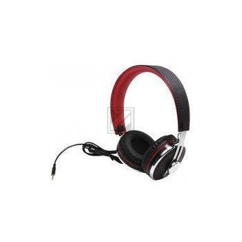 Typhoon RockStar Stereo Headset schwarz - rot