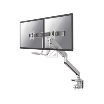 NEWSTAR MONITOR TISCHHALTERUNG SILBER NM-D775DXSILVER doppel 10-32 16kg