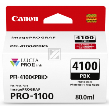 Canon Tintenpatrone schwarz matt (6777C001, PFI-4100PBK)