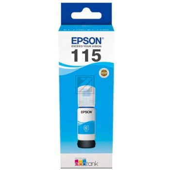 Epson Tintennachfüllfläschchen cyan (C13T07D24A, 115)