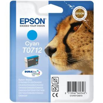 Epson Tintenpatrone cyan HC (C13T07124022, T0712)