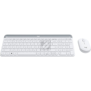 LOGITECH Slim Wireless Keyboard and Mouse Combo MK470 - OFFWHITE - DEU - CENTRAL