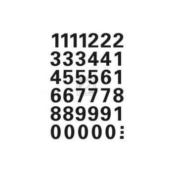 HERMA Folie PVC 15mm 4164 schwarz, 1-9