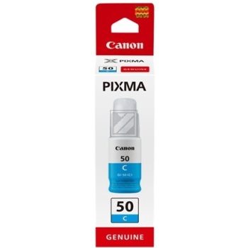 Canon Tintennachfüllfläschchen cyan (3403C001, GI-50C)