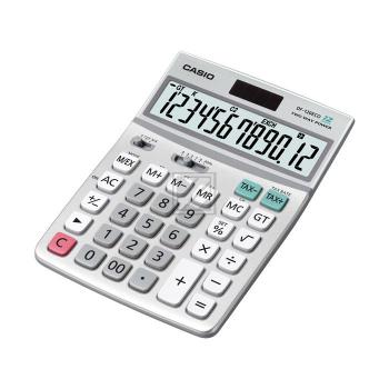 Casio Tischrechner DF-120ECO 12-stellig Solar/Batterie Prozent/Mwst/Wurzel/ Währung