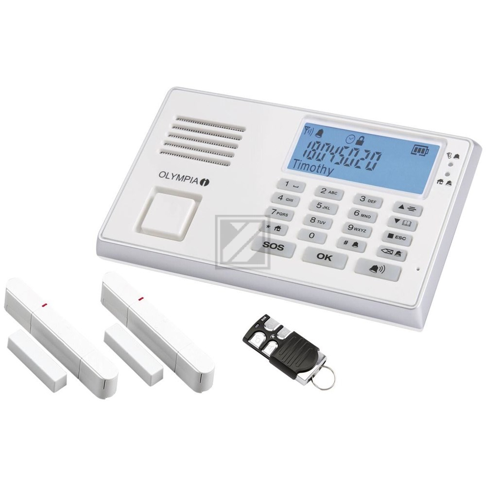 OLYMPIA SECURE AS302 BT ALARMANLAGE 5989 weiss