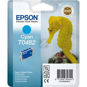 Epson Tintenpatrone cyan (C13T04824010, T0482)