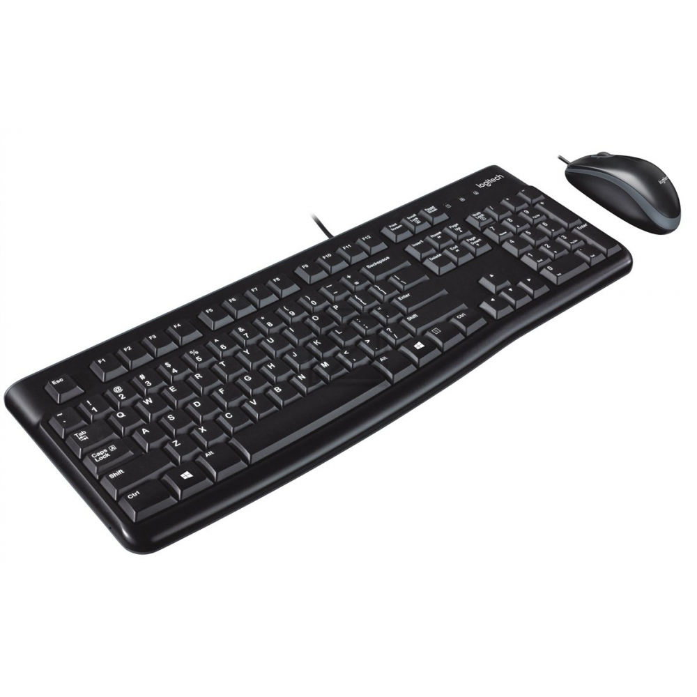 LOGITECH MK120 corded Desktop black USB - NSEA (US)
