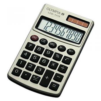OLYMPIA LCD1110 TASCHENRECHNER SILBER 941901000 10stelliges Display