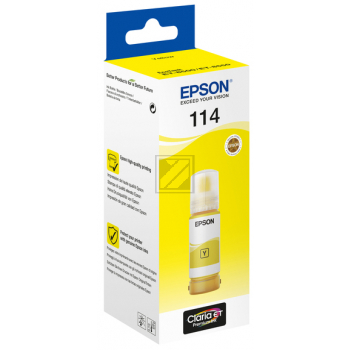 Epson Tintennachfüllfläschchen gelb SC (C13T07B440, 114)
