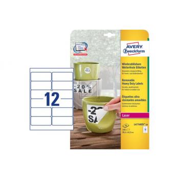 AVERY ZW. Etiketten 99,1x42,3mm L4776REV2 240 Stück