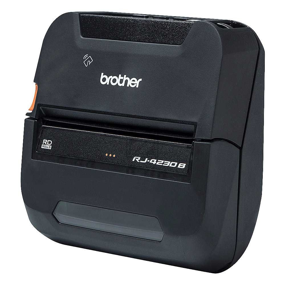 Brother RuggedJet RJ-4230B - Etikettendrucker - Thermopapier - Rolle (11,4 cm) - 203 x 203 dpi - bis zu 127 mm/Sek. - USB 2.0, Bluetooth 4.2