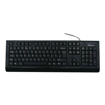 MEDIARANGE TASTATUR QWERTZ SCHWARZ MROS101 mit Kabel