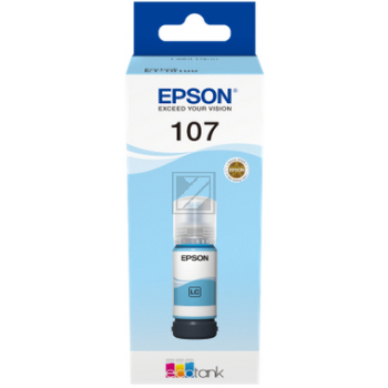 Epson Tintennachfüllfläschchen cyan light (C13T09B540, 107)