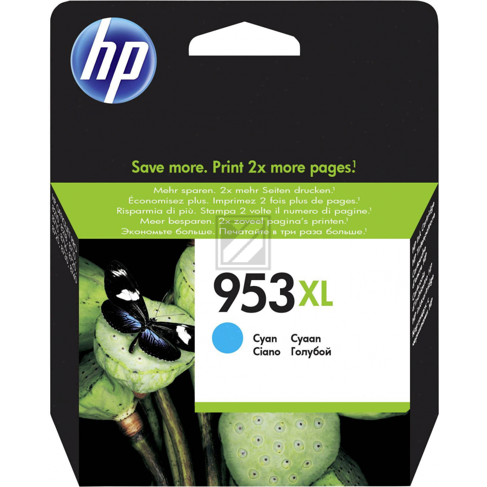 HP Tintenpatrone cyan HC (F6U16AE#301, 953XL)