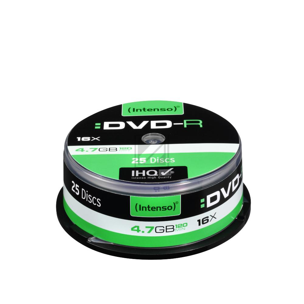 INTENSO DVD-R 4.7GB 16x (25) CB 4101154 Cake Box