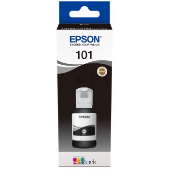 Epson Tintenflasche schwarz (C13T03V14A, 101)