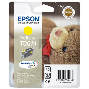 Epson Tintenpatrone gelb (C13T06144010, T0614)