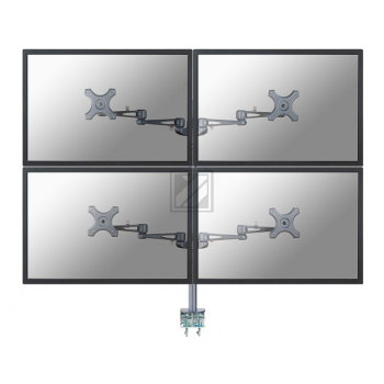 NEWSTAR MONITOR TISCHHALTERUNG SILBER FPMA-D935D4 vierfach 10-27 24kg