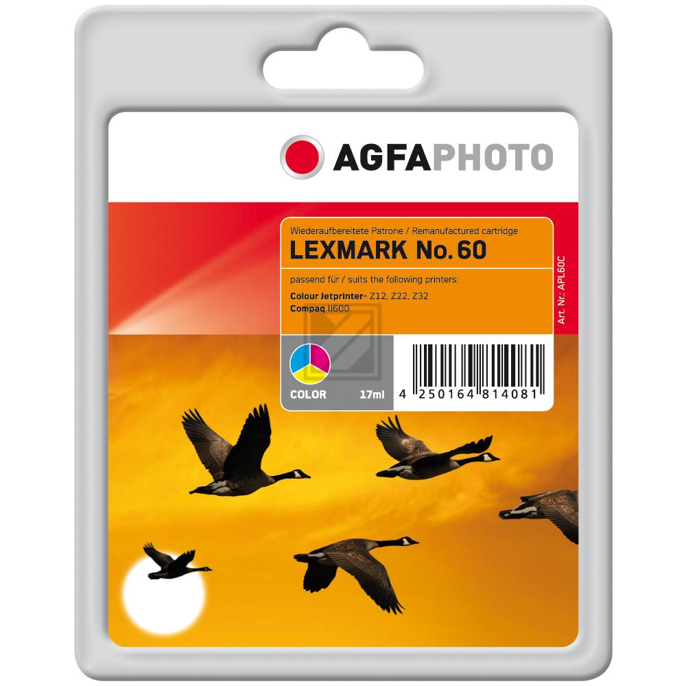 Agfaphoto Tintendruckkopf cyan/magenta/gelb (APL60C) ersetzt 60