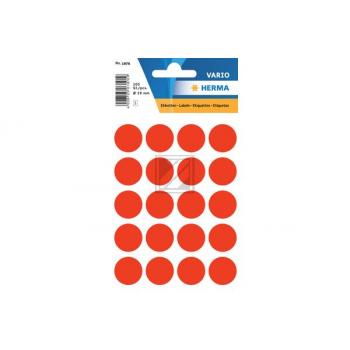 HERMA Etiketten rund 19mm 1876 rot 100 Stück