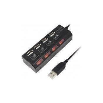 LogiLink USB 2.0 Hub, 4-Port mit EIN / AUS Schalter