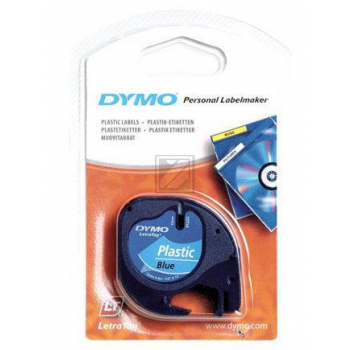 Dymo Schriftbandkassette schwarz/blau (91225)
