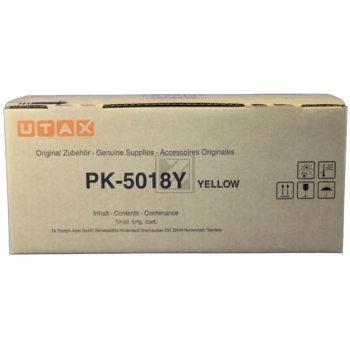 Utax Toner-Kit gelb (1T02TWAUT0, PK-5018Y)