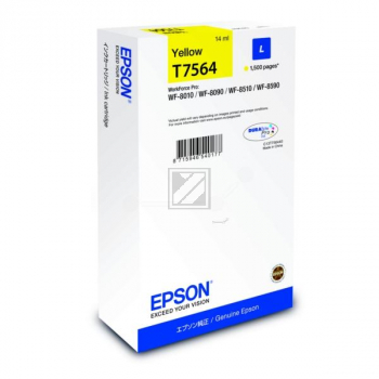 Epson Tintenpatrone gelb (C13T75644N, T7564)