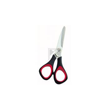 Wedo Schere Universal 10 cm schwarz/rot spitz