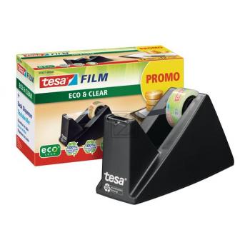 TESA Tischabroller Pack ecoLogo 593270000 schwarz, 1 Rl. eco&clear