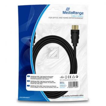 MEDIARANGE HDMI KABEL 3.0M MRCS143 Version 1.4 schwarz