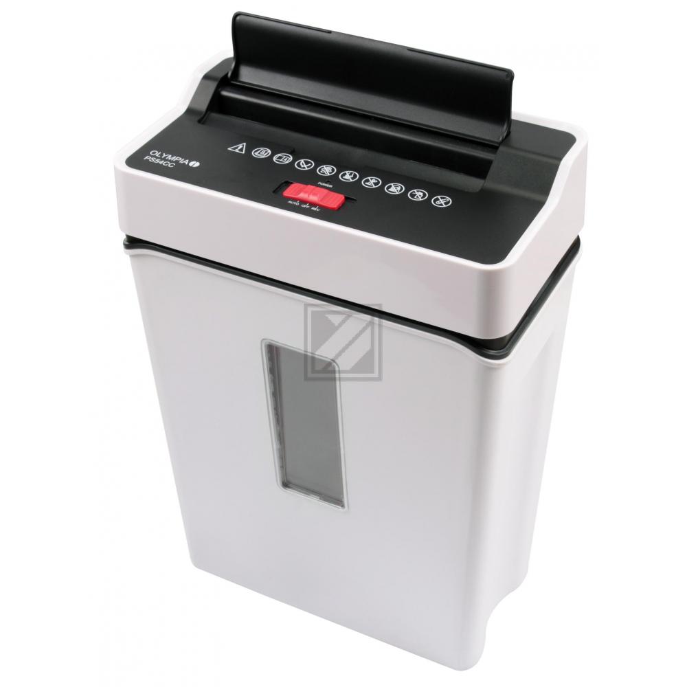 OLYMPIA PS54CC AKTENVERNICHTER WEISS 2711 Partikelschnitt 4x32mm f. 8Blaetter