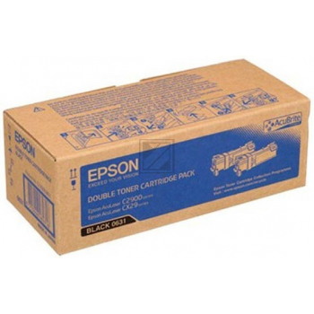 Epson Toner-Kit 2 x schwarz (C13S050631, 0631)