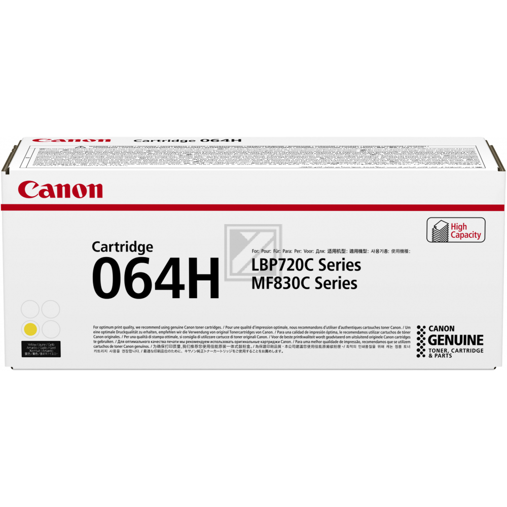 Canon Toner-Kartusche gelb HC (4932C001, 064H)
