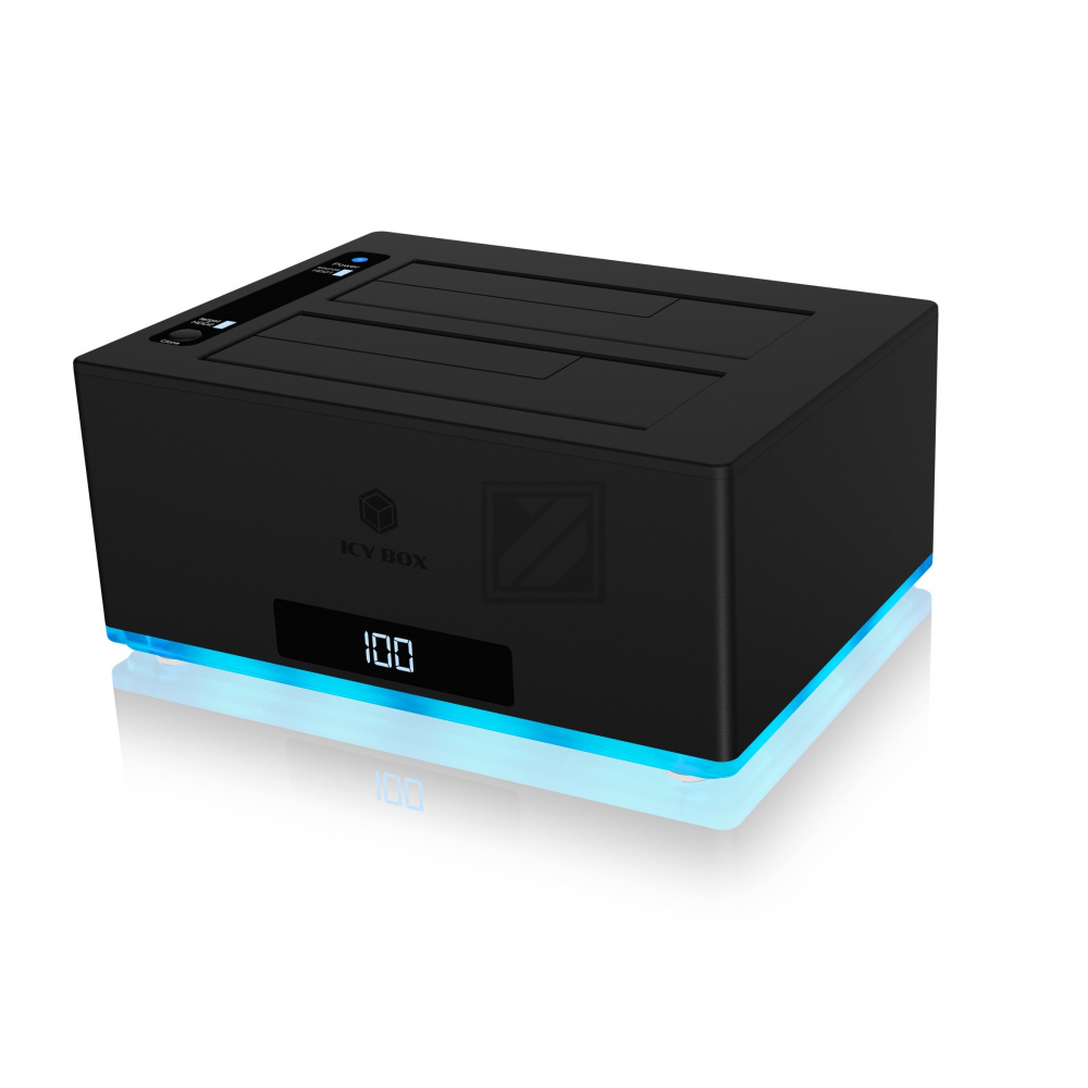 ICY BOX Docking- & Clonestation IB127CLU3 2 Bay Single Modus