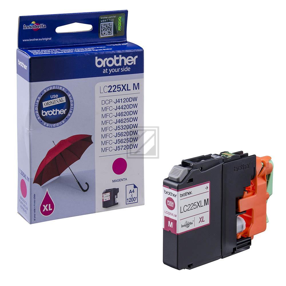 Brother Tintenpatrone magenta HC (LC-225XLMBP)