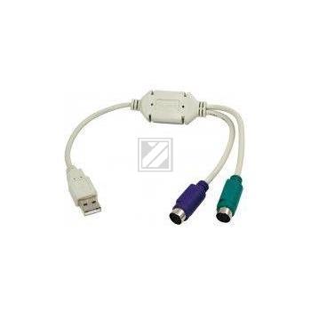 LogiLink Adapter USB to 2x PS/2