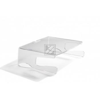 BNEQR100 BAKKER MONITORSTAENDER Q-Riser 100 transparent Kunststoff