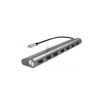 LogiLink USB-C 3.1 Hub, 7-Ports, Aluminium