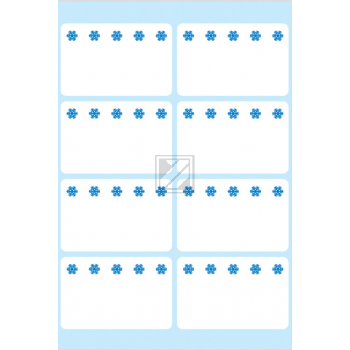 Herma Tiefkühletiketten weiß 26 x 40 mm Eiskristalle, ablösbar Inh.56 ablösbar mit Wasser