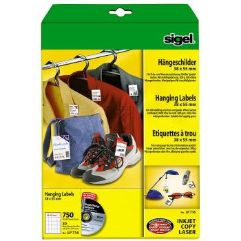 Sigel Nylonfäden für Hänge- schilder 125 mm farblos Inh.1000