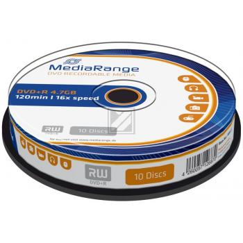 MEDIARANGE DVD+R 4.7GB 16x (10) CB MR453 Cake Box