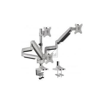 Logilink 3-fach Aluminium Monitor-Schreibtischhalterung, neigbar