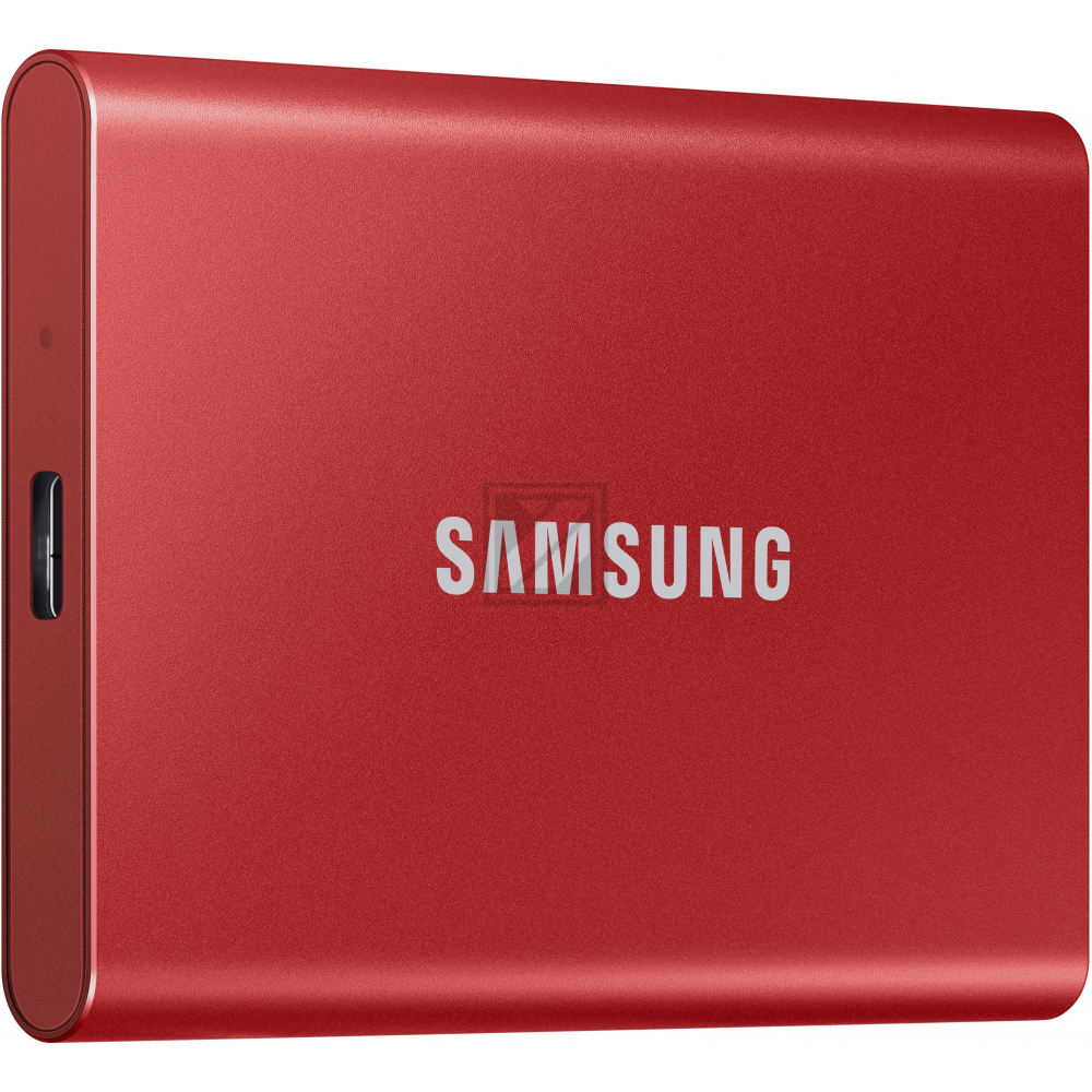 SAMSUNG SSD Portable T7 500GB MU-PC500R USB 3.1 Gen. 2 Metallic Red